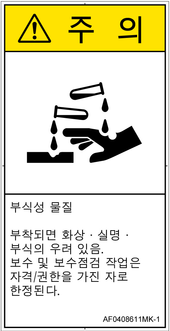 AF0408611　腐食性物質