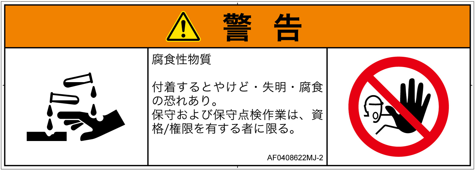 AF0408622　腐食性物質