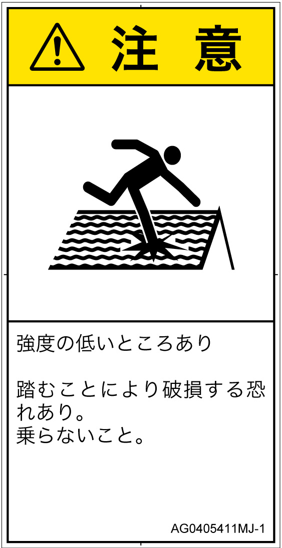 AG0405411　強度の弱い屋根