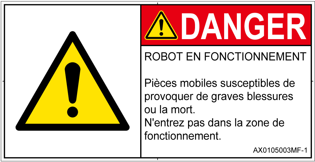 AX0105003　一般的な警告