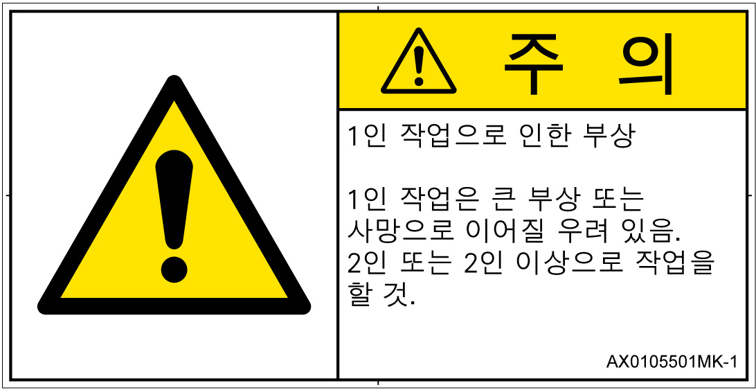 AX0105501　一般的な警告