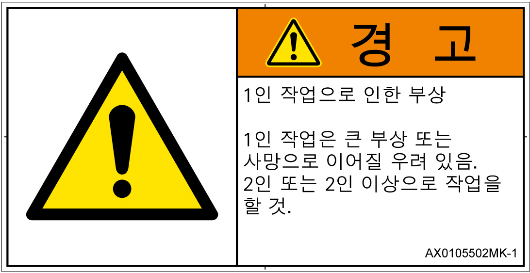 AX0105502　一般的な警告