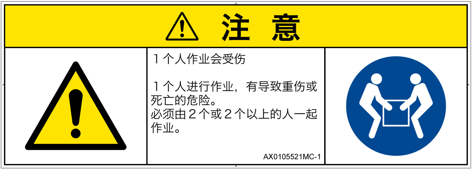 AX0105521　一般的な警告