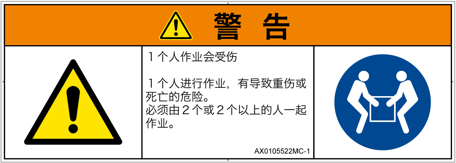 AX0105522　一般的な警告