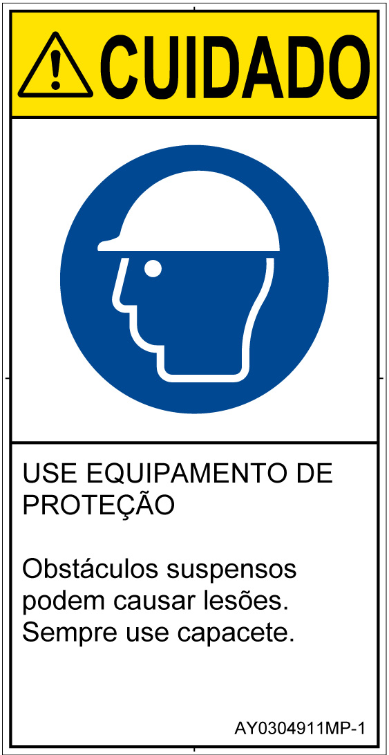 AY0304911　頭部の保護具を着用