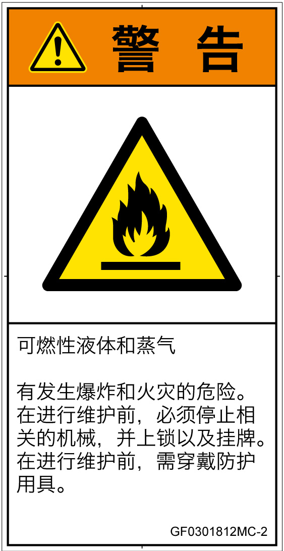 GF0301812　可燃性物質