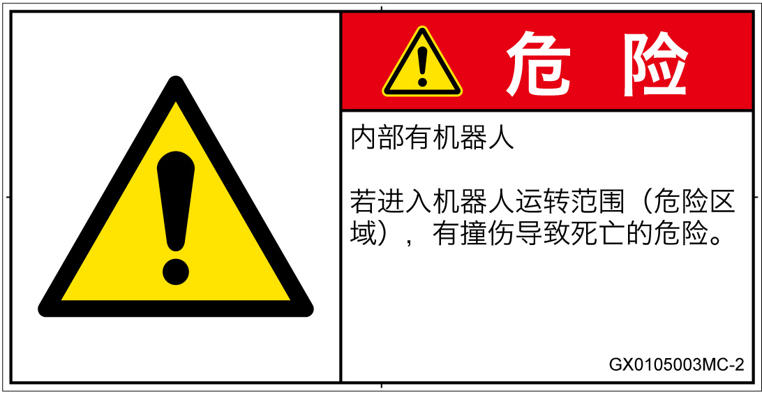 GX0105003　一般的な警告