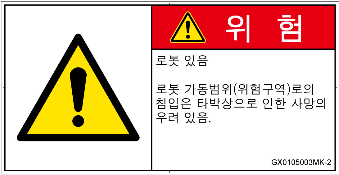 GX0105003　一般的な警告