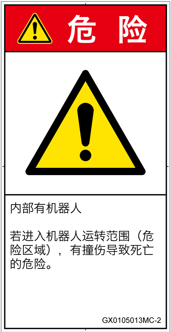 GX0105013　一般的な警告