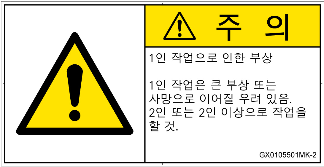GX0105501　一般的な警告