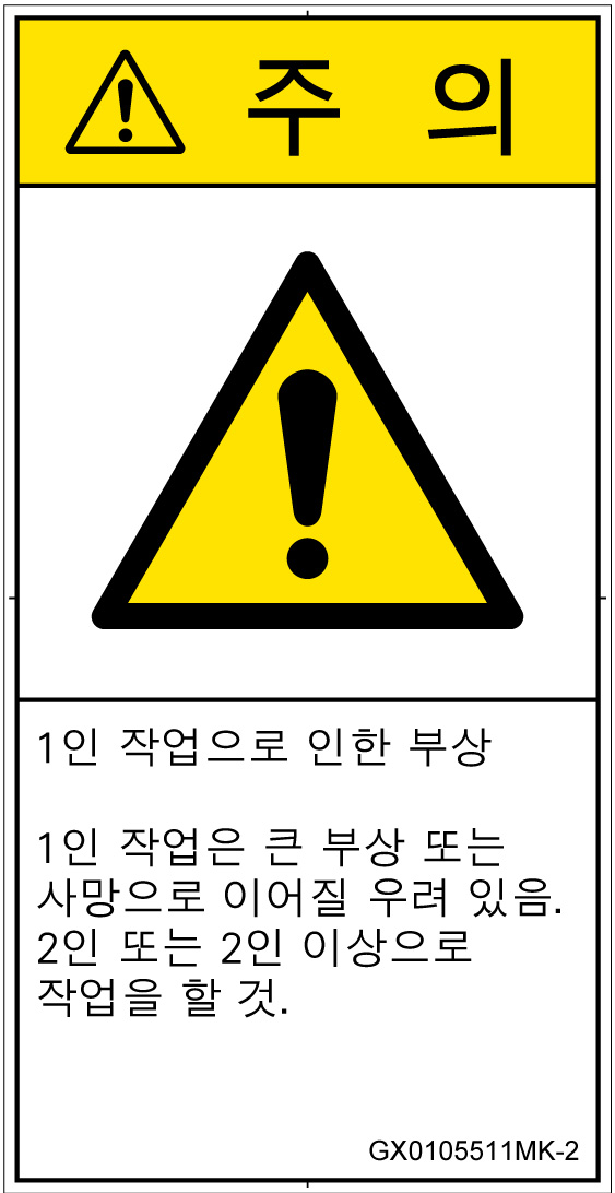 GX0105511　一般的な警告