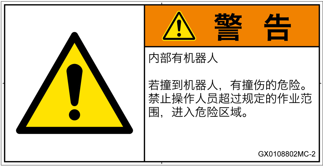 GX0108802　一般的な警告