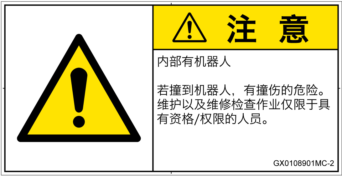GX0108901　一般的な警告