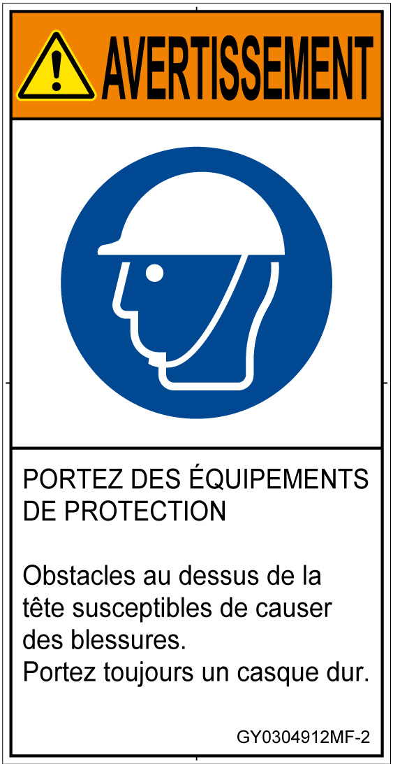 GY0304912　頭部の保護具を着用
