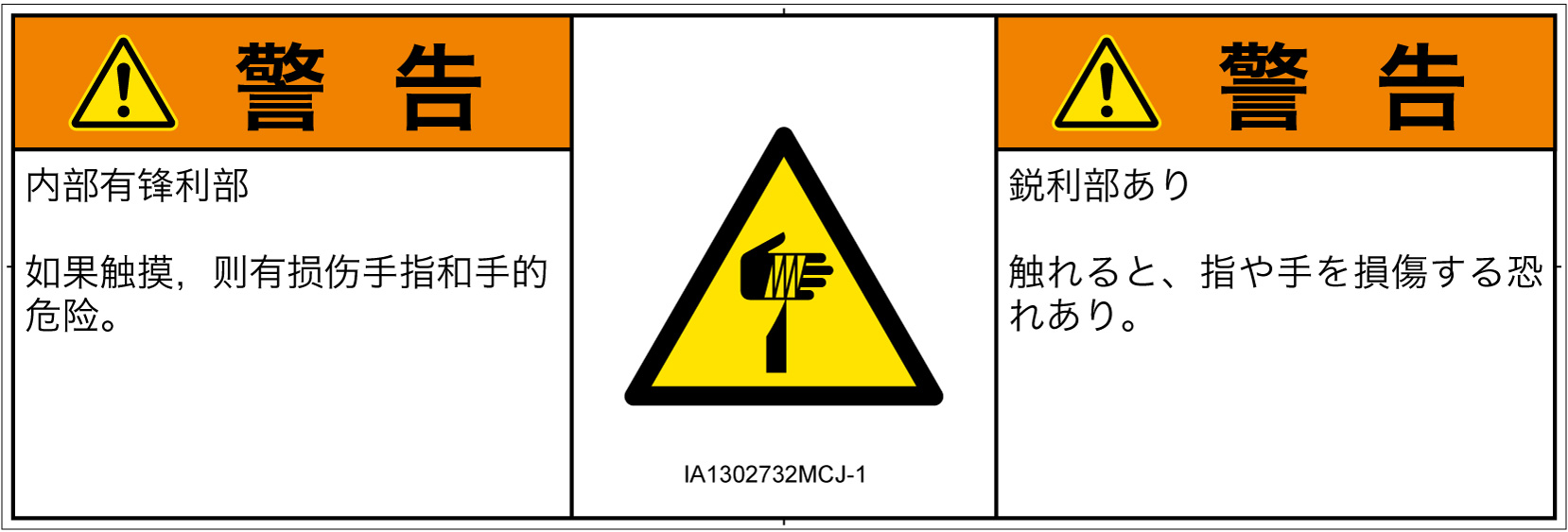IA1302732　切傷