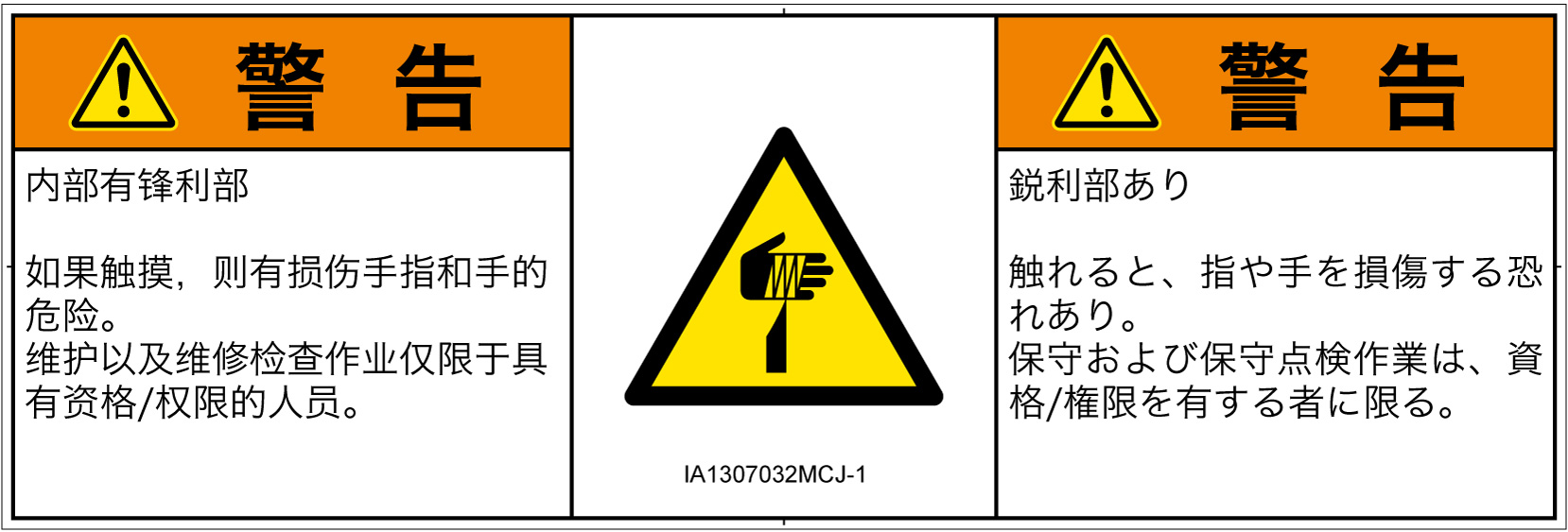 IA1307032　切傷