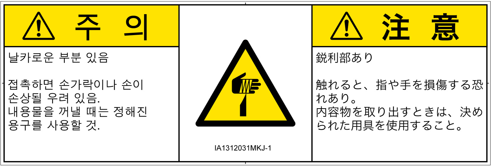 IA1312031　切傷
