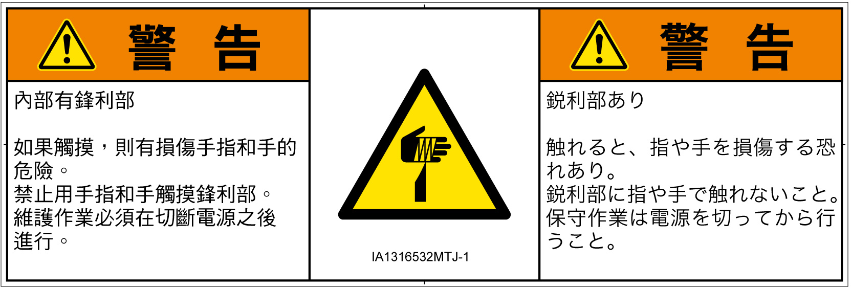 IA1316532　切傷