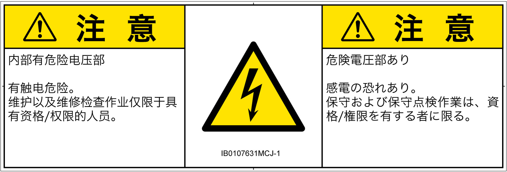 IB0107631　感電