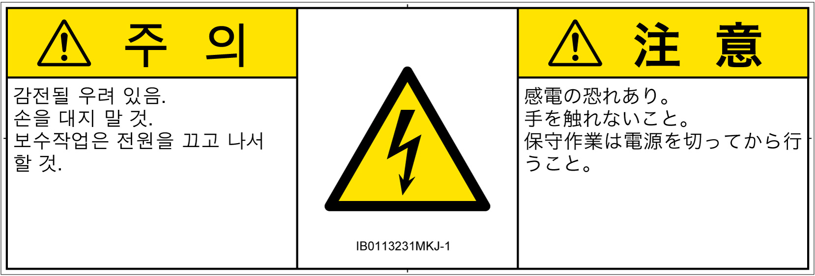 IB0113231　感電