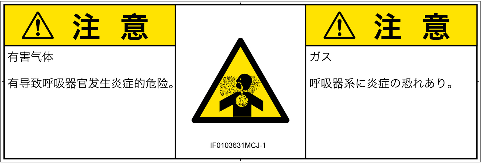 IF0103631　有毒ガス/窒息