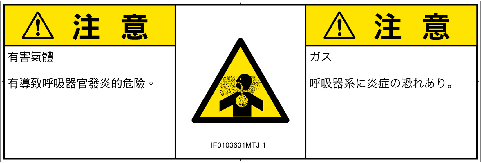 IF0103631　有毒ガス/窒息