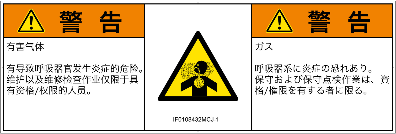 IF0108432　有毒ガス/窒息