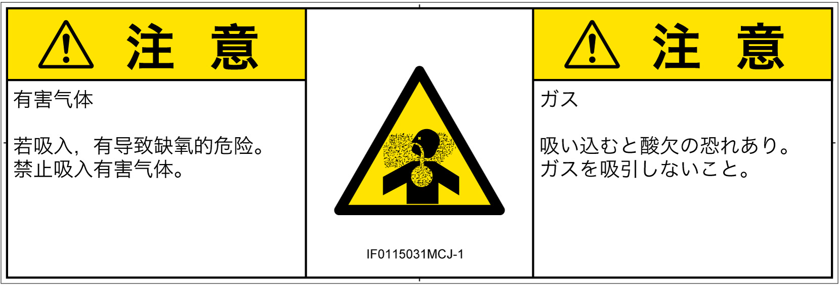 IF0115031　有毒ガス/窒息