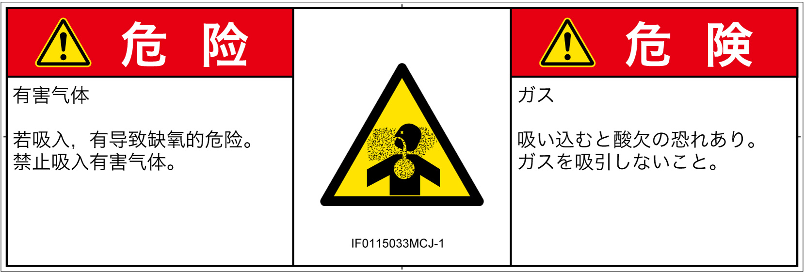 IF0115033　有毒ガス/窒息
