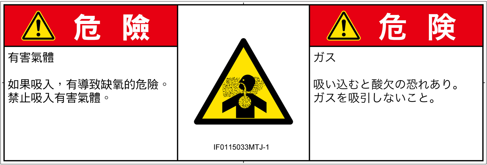 IF0115033　有毒ガス/窒息