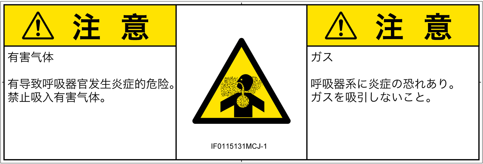 IF0115131　有毒ガス/窒息