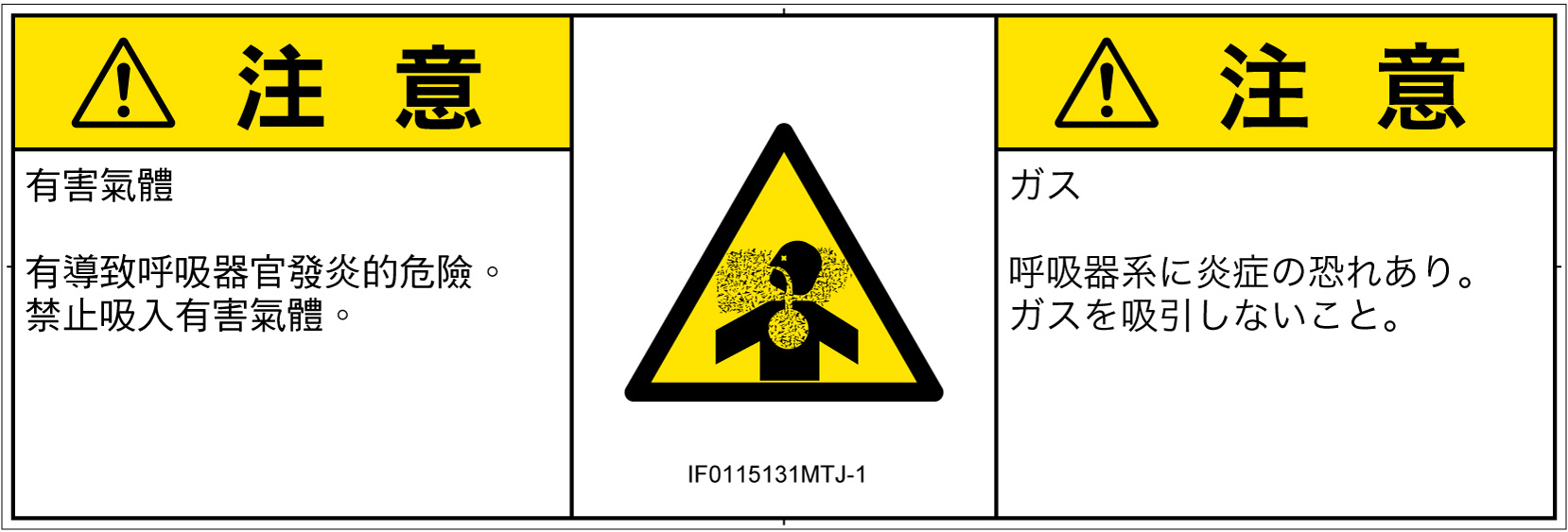 IF0115131　有毒ガス/窒息