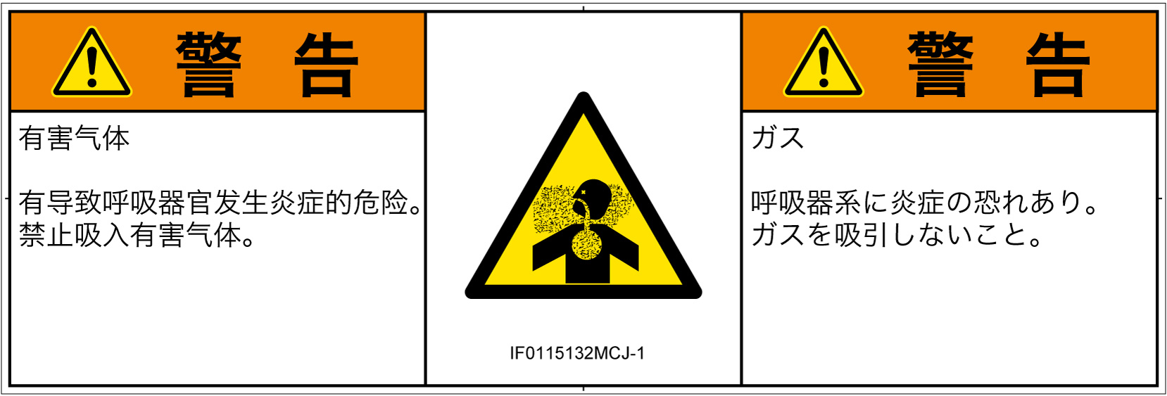 IF0115132　有毒ガス/窒息