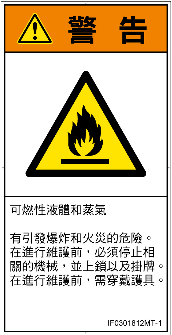 IF0301812　可燃性物質