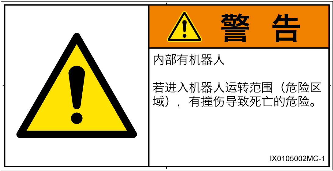 IX0105002　一般的な警告