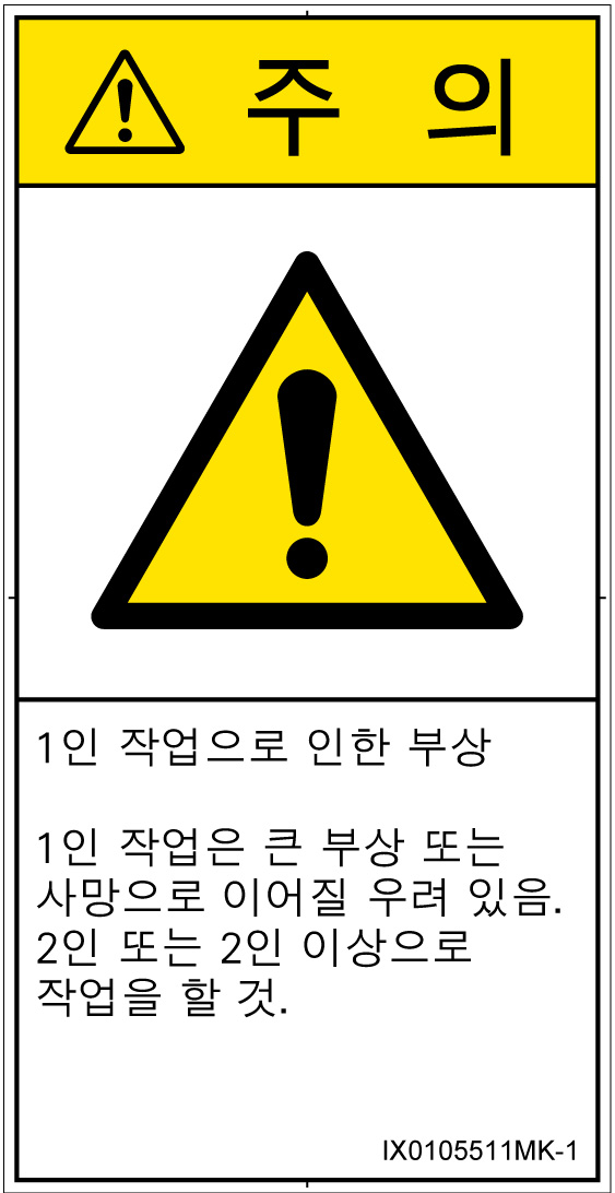 IX0105511　一般的な警告