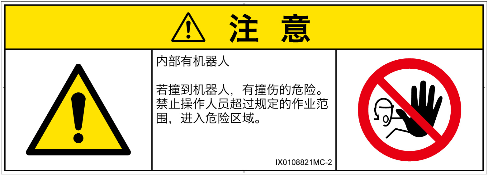 IX0108821　一般的な警告