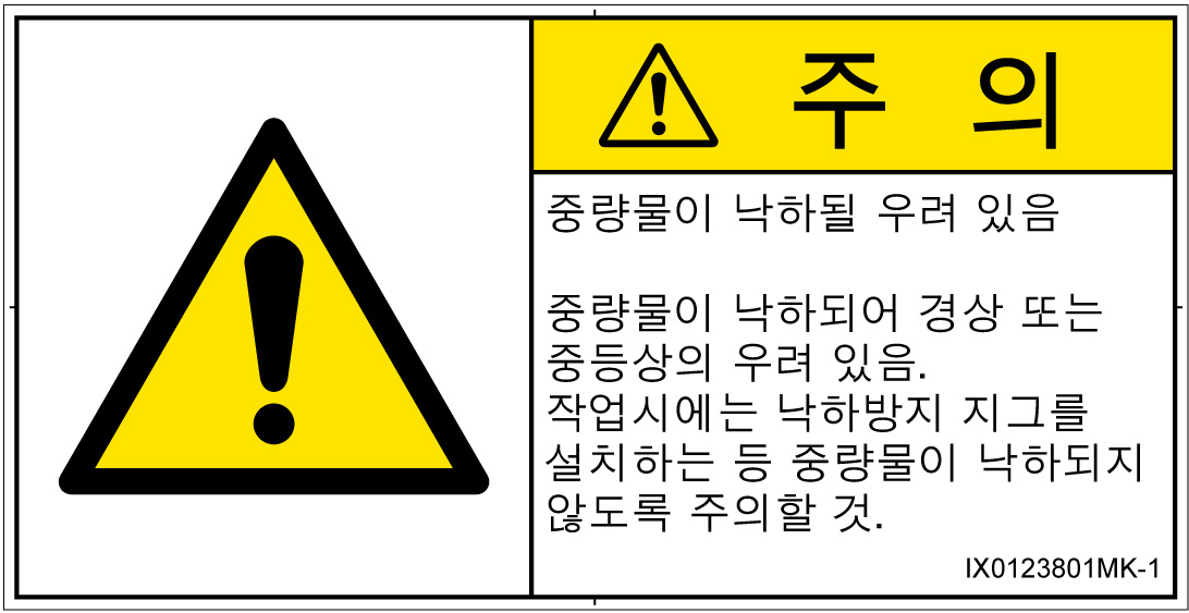 IX0123801　一般的な警告