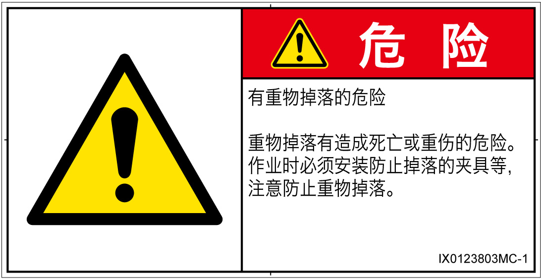 IX0123803　一般的な警告