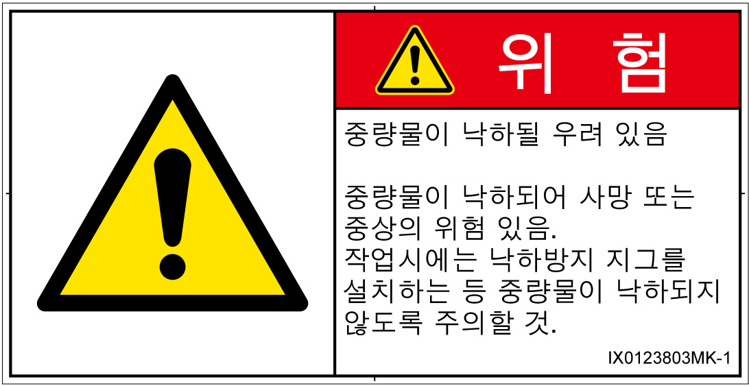 IX0123803　一般的な警告