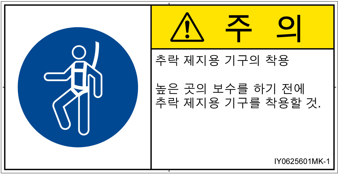 IY0625601　墜落制止用器具の着用