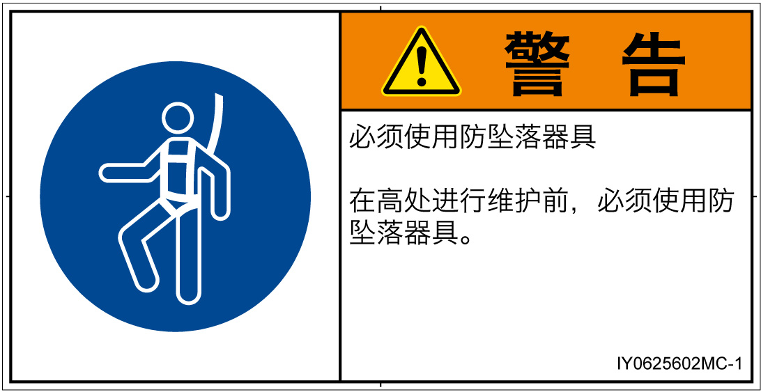 IY0625602　墜落制止用器具の着用