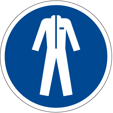 IY08　防護服を着用
