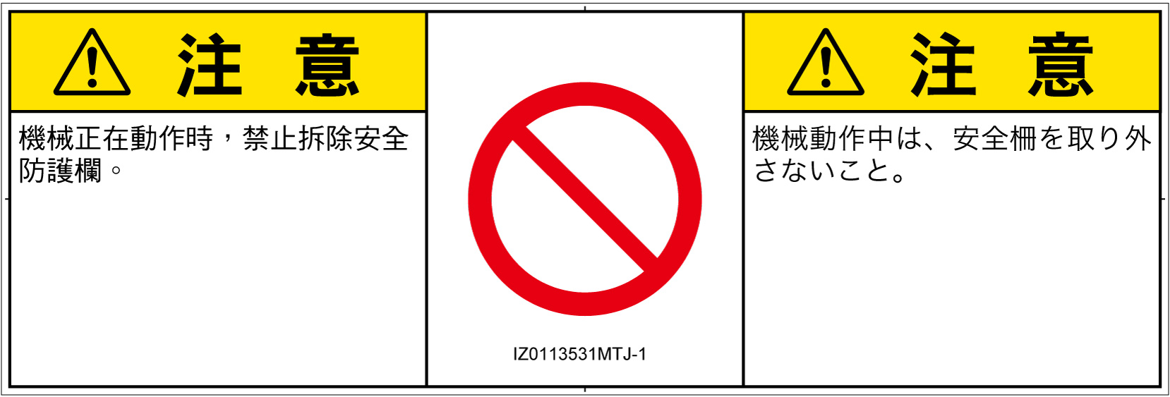IZ0113531　一般的な禁止