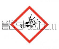 GHL01　GHS爆発ピクトグラム