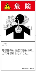 AF0115113　有毒ガス/窒息