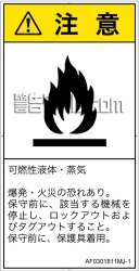 AF0301811　可燃性物質
