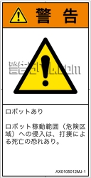 AX0105012　一般的な警告