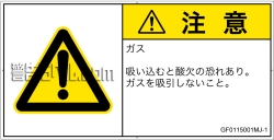 GF0115001　有毒ガス/窒息