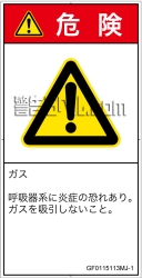 GF0115113　有毒ガス/窒息